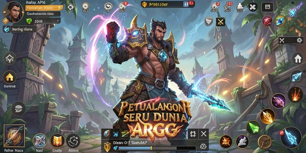 Tampilan gameplay seru dan menawan di dunia ARPG API36.