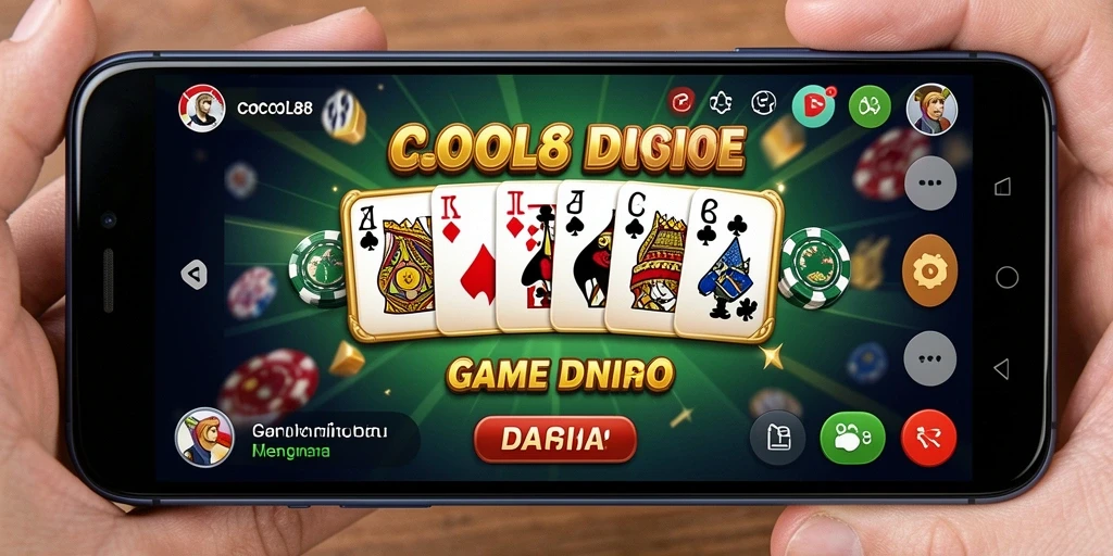 Tangkapan layar gameplay COCOL88 menunjukkan keseruan bermain Domino.