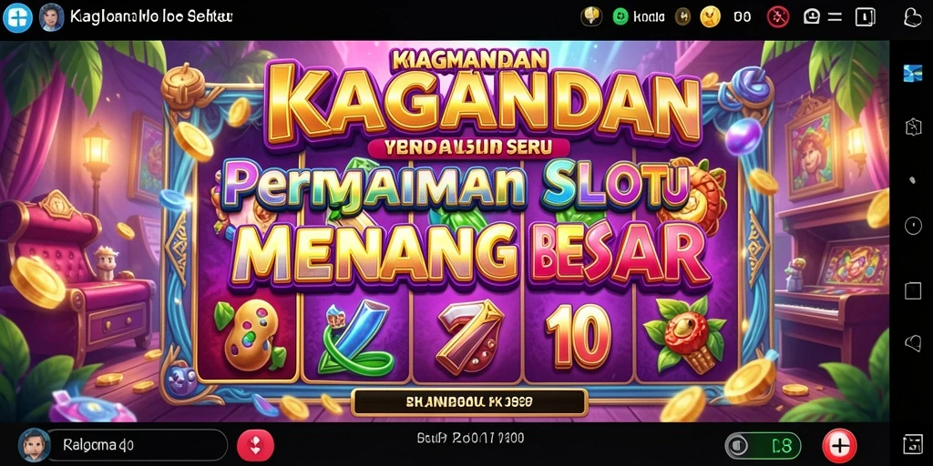 Tangkapan layar gameplay KAGANDAN yang menampilkan putaran slot yang menarik.