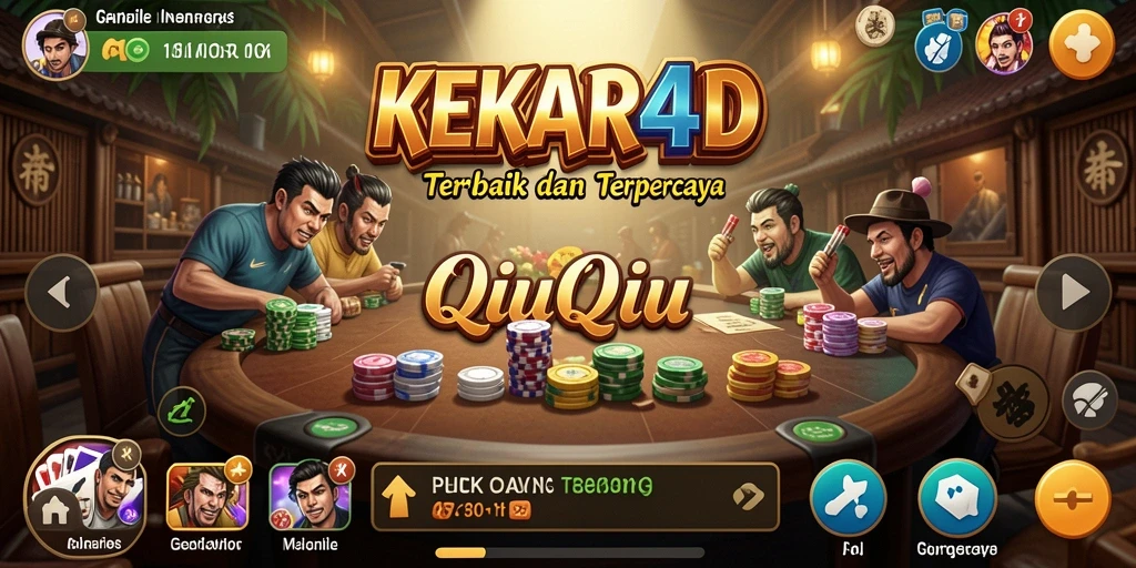 Tampilan gameplay QiuQiu yang seru di KEKAR4D.