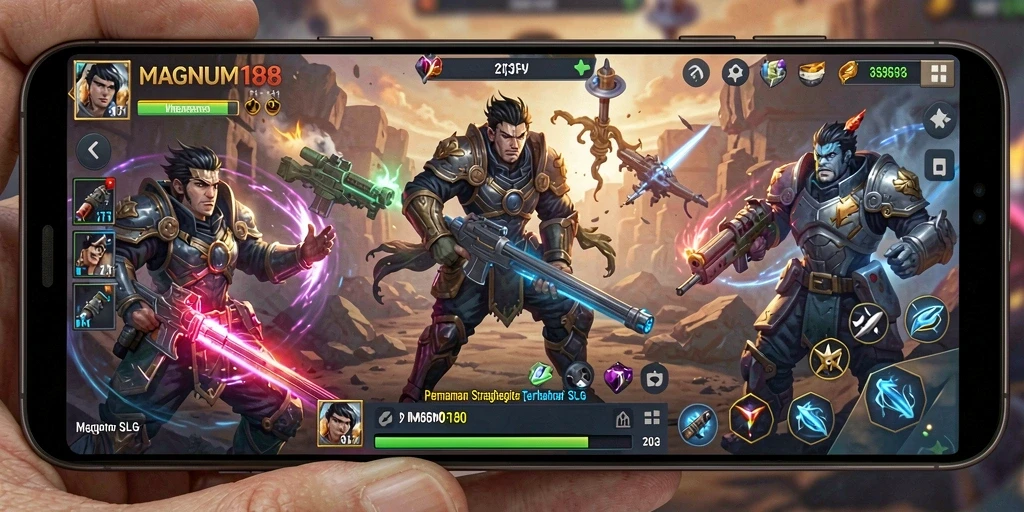Tampilan gameplay seru dan strategi mendalam di MAGNUM188.