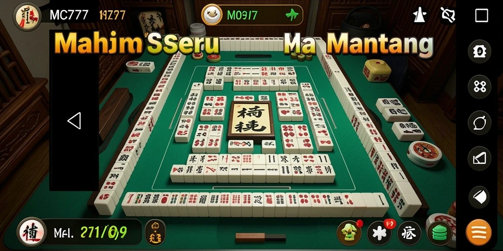 Screenshot gameplay Mahjong yang mendebarkan di MC777.