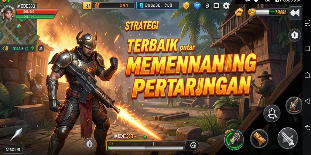 Tangkapan layar dari gameplay strategi yang menegangkan.