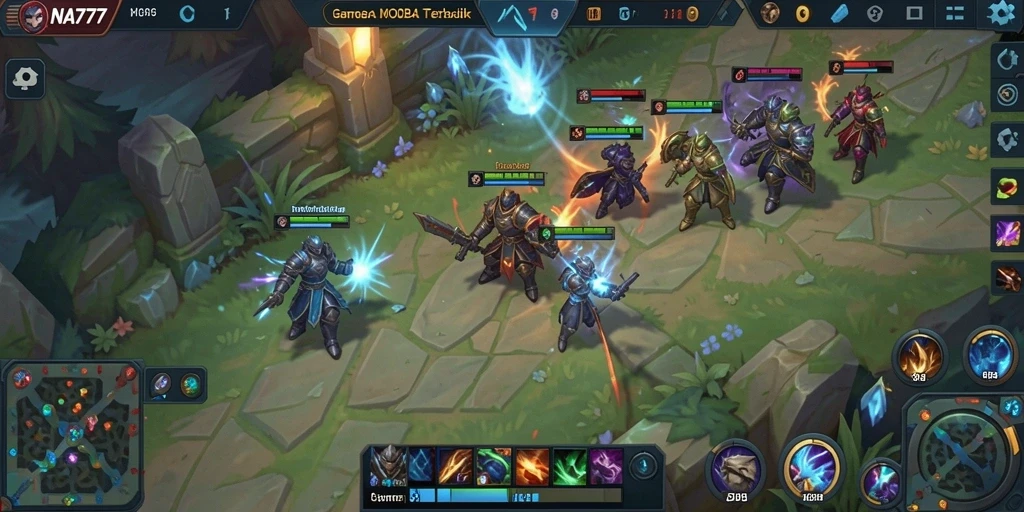 Gameplay seru dengan karakter unik dalam NA777.