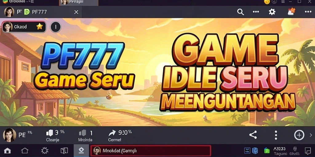 Tampilan gameplay PF777 yang seru dan menarik dalam mode Idle.