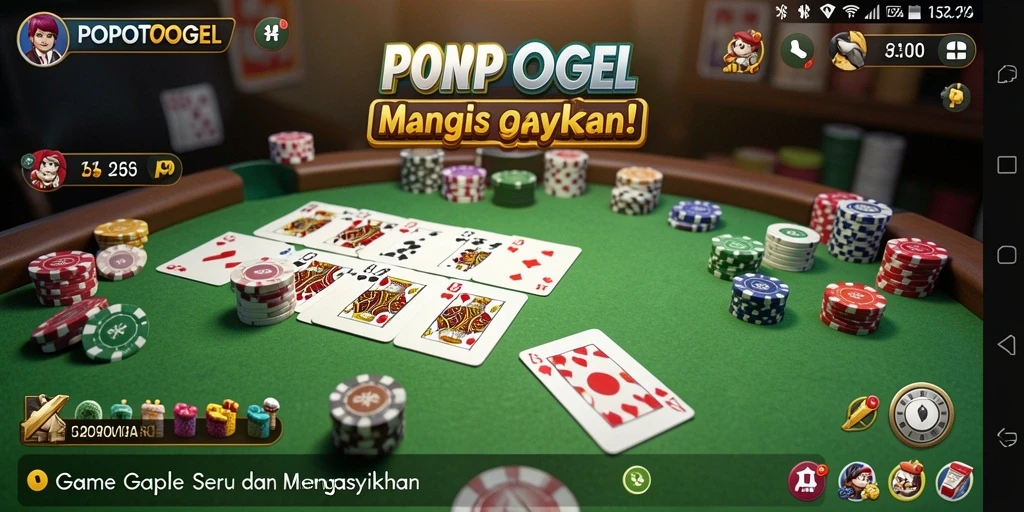 Gameplay seru dan interaktif dalam bermain Gaple.