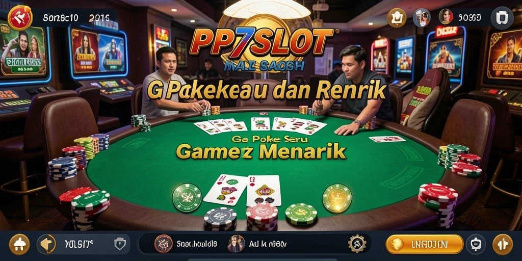 Screenshot PP7SLOT menampilkan momen seru dalam permainan Poker.