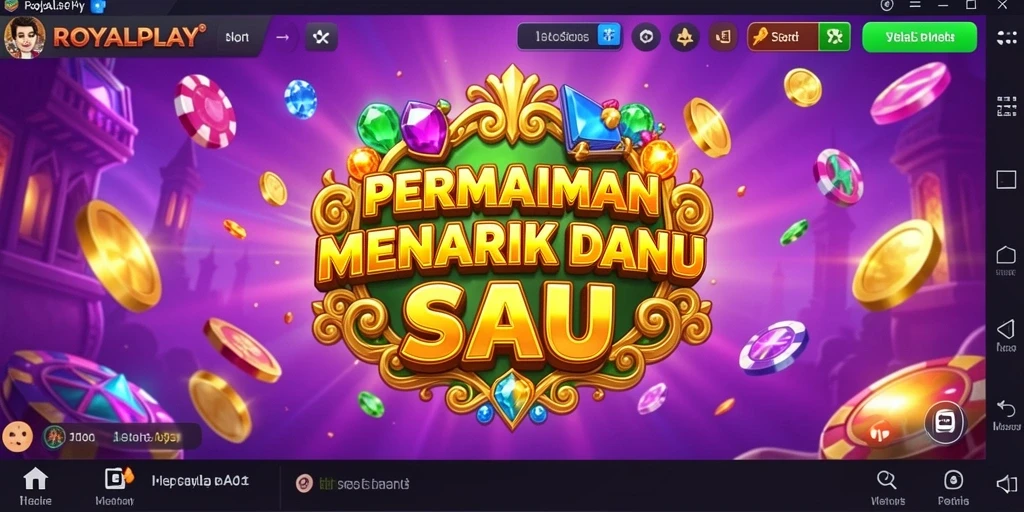 Tampilan menarik dari gameplay Slot di ROYALPLAY.