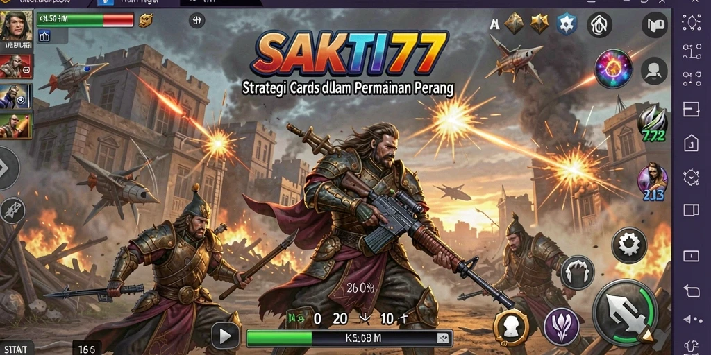 Tampilan gameplay menarik dari SAKTI77 dengan aksi strategi yang mendebarkan.
