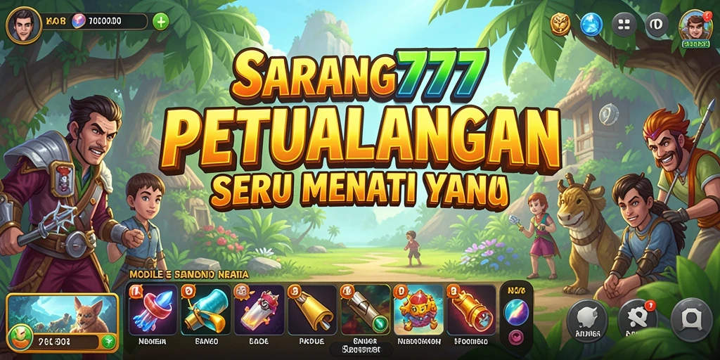 Screenshot dari gameplay SARANG777 menampilkan aksi petualangan yang mendebarkan.