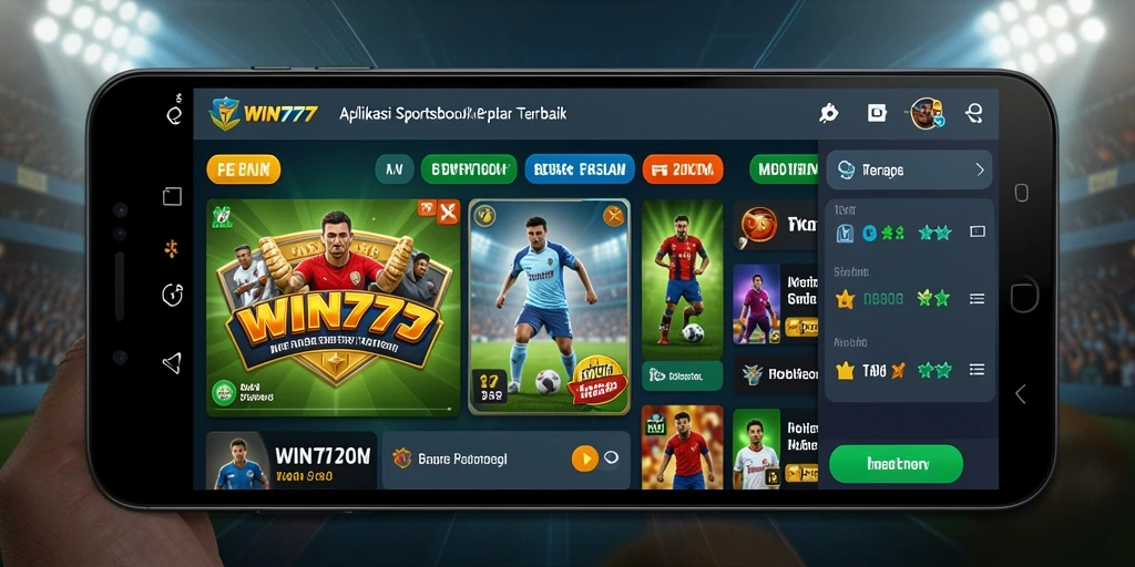 Tampilan gameplay Sportsbook yang menarik dan interaktif dari WIN777.