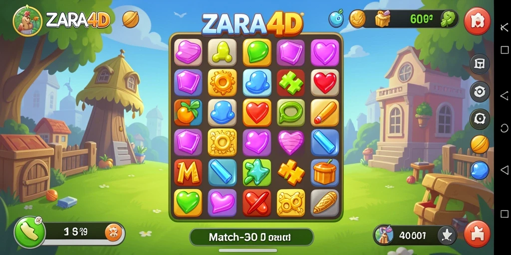 Tampilan gameplay ZARA4D yang menarik dan seru.